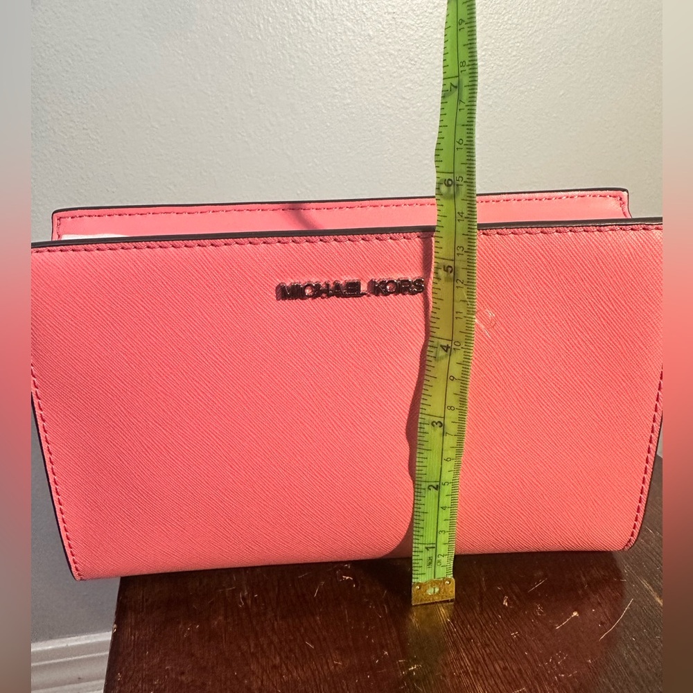 Michael Kors Shelia Tea Rose Pink small Crossbody Bag nwt - Picture 9 of 9